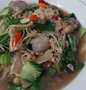 Cara Gampang Menyiapkan Resep Tumis enoki terong ungu saus tiram yang Lezat Anti Ribet, Mantap