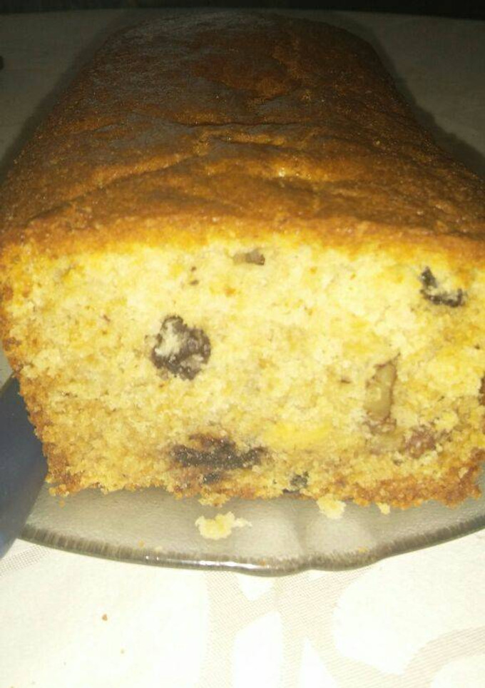 Una foto de Budín de manzana (NO vegano)