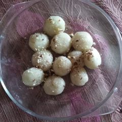 A picture of Sweet spongy rasgulla.