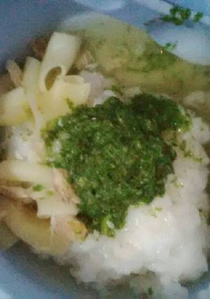Foto resep Mpasi 9+,nasi sup ikan layang