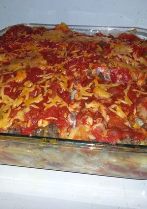 A picture of Pasta Beef Casserole.