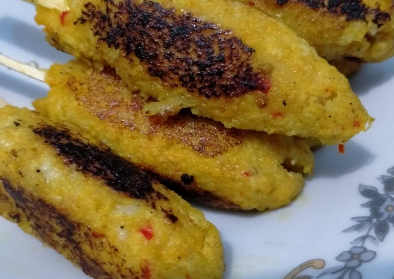 Sate Lilit Bakar Teflon
