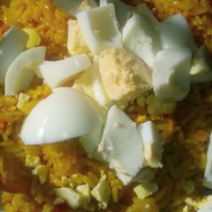 A picture of Palm oil Rice.