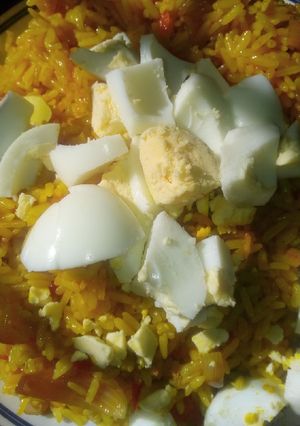 A picture of Palm oil Rice.