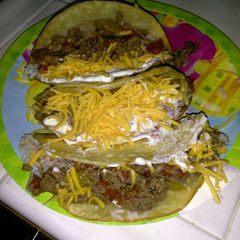 steak taco's(chawanga style) A picture of steak taco's(chawanga style).