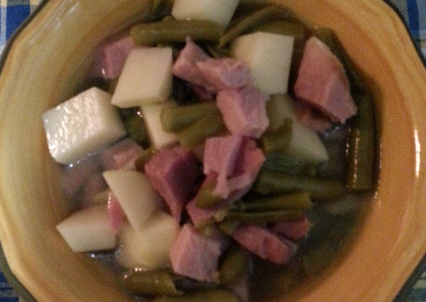 Ham, Potatoes and Stringbeans-Basic