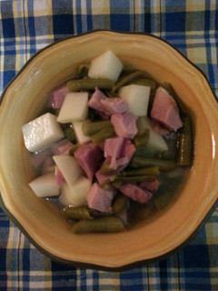 A picture of Ham, Potatoes and Stringbeans-Basic.