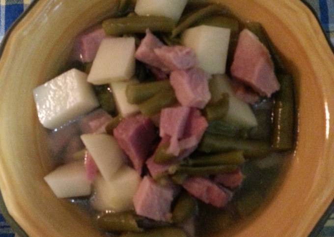 Ham, Potatoes and Stringbeans-Basic