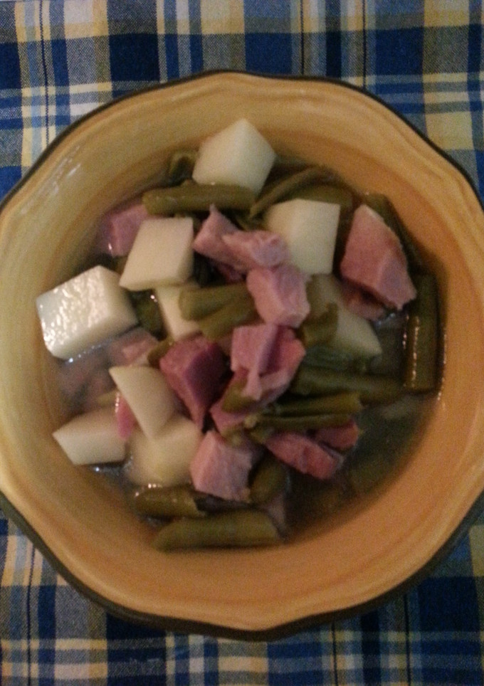 A picture of Ham, Potatoes and Stringbeans-Basic.