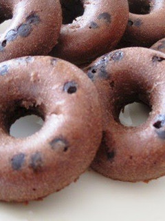 A picture of Baked Chocolate Doughnuts That Will Make Everyone Happy.