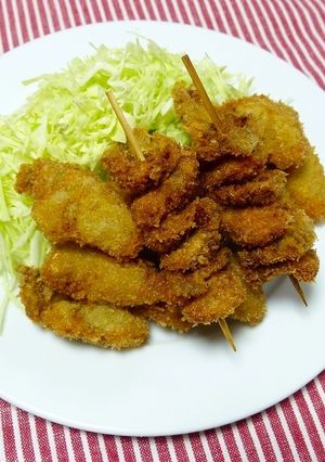A picture of Easy Fried Oysters Skewers (Kaki Fry Kushi Katsu) – Prep to Finish.