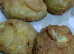 Una foto de Chayote relleno Capeado🍢