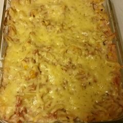 Tuna pasta bake A picture of Tuna pasta bake.