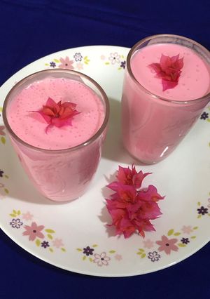 A picture of Rose Lassi.