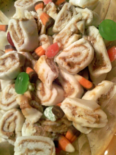 A picture of Old fashioned potato pinwheel candy.