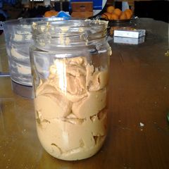 A picture of Honey roasted peanut butter.