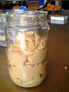 A picture of Honey roasted peanut butter.