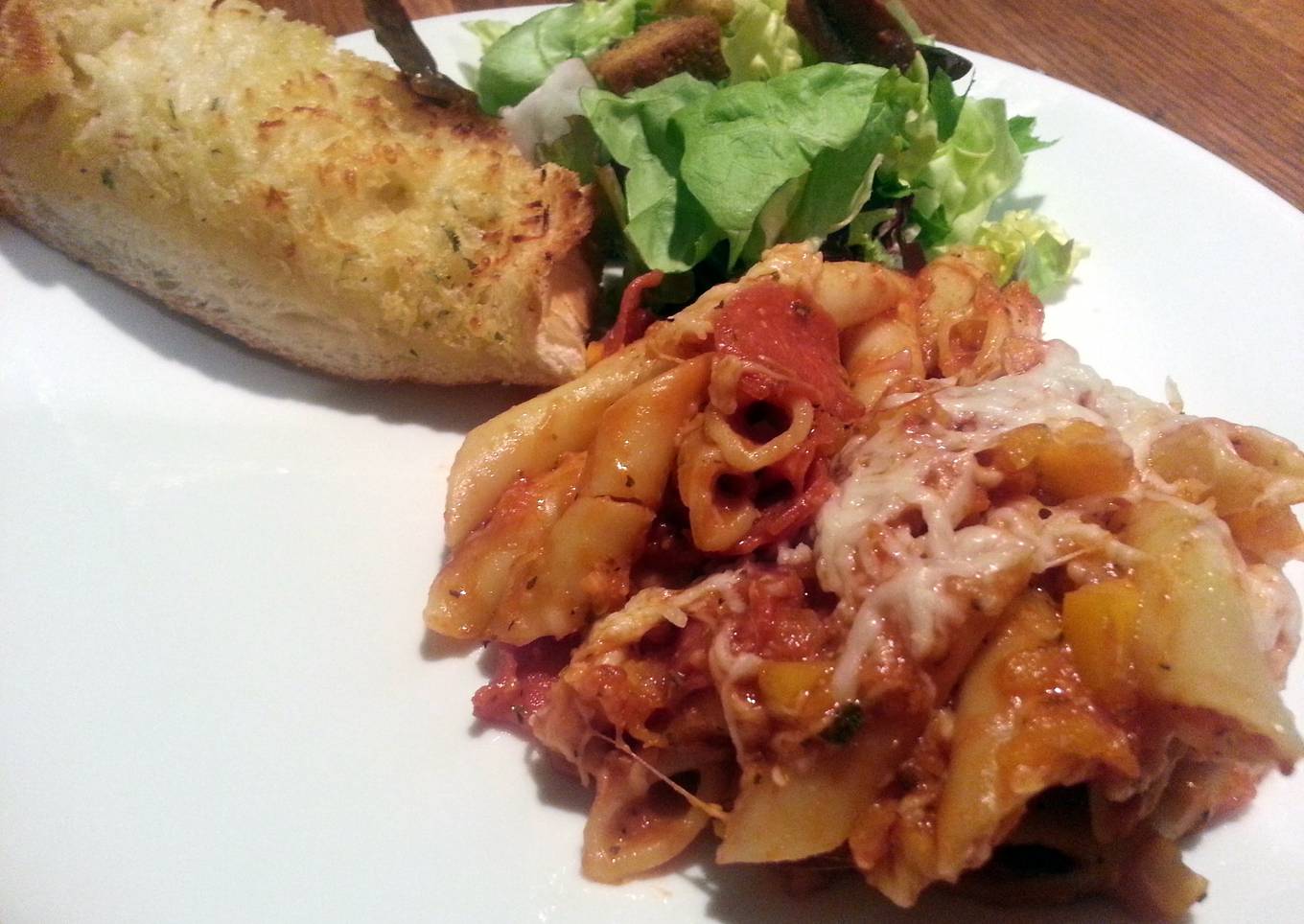 Pepperoni Pizza Pasta