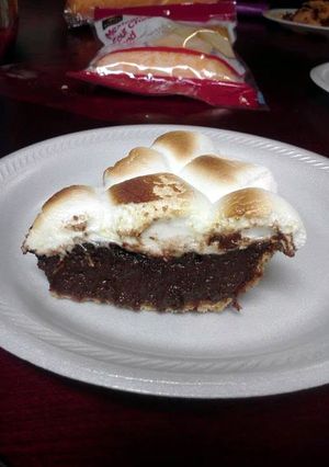 A picture of Smores Pie.