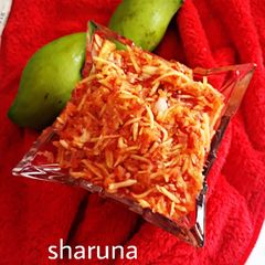 A picture of Raw mango chutney.