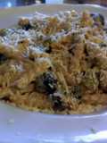 Roasted brussel sprouts with pasta