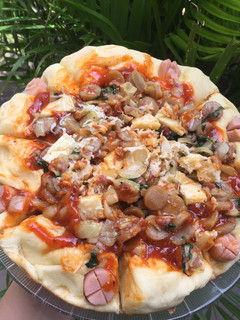 Foto resep Pizza Teflon meat lova ala restoran