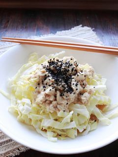 A picture of Tofu and Cabbage Salad.