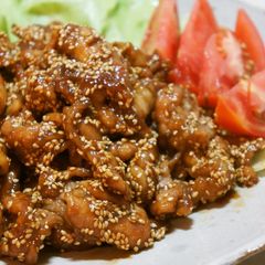 A picture of Sweet, Sour, and Spicy Grilled Pork Offcuts.