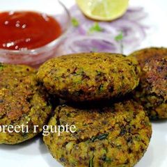 A picture of Vegetarian Shammi Kababs.