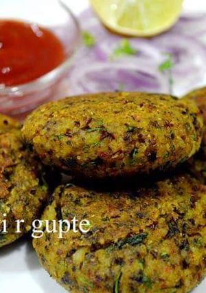 A picture of Vegetarian Shammi Kababs.