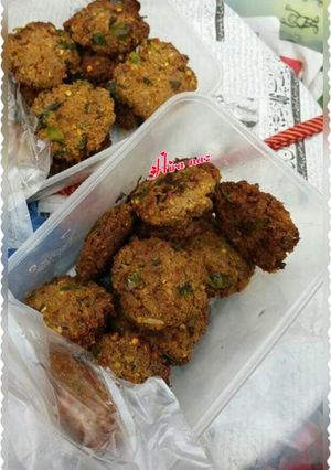 A picture of Qeema ke kabab.