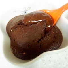 A picture of Just 3 Ingredients! Easy Fondant au Chocolat.