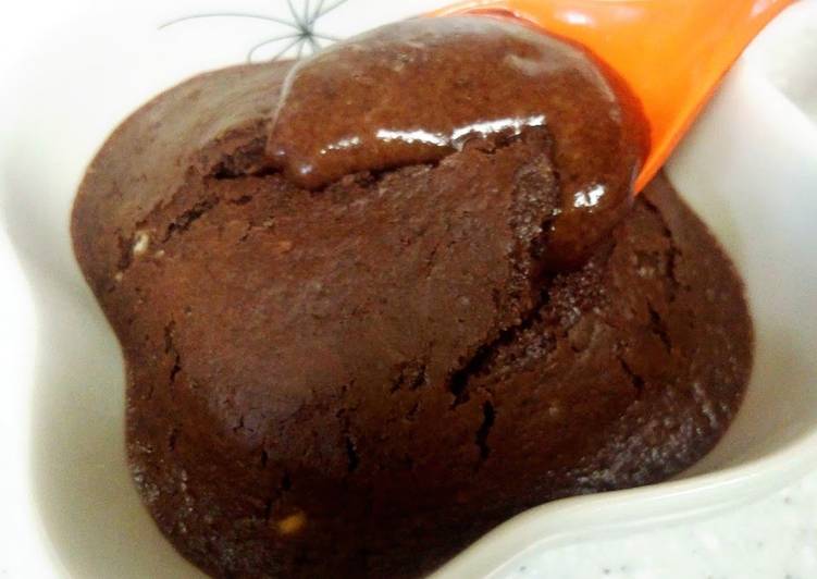 Simple Way to Make Homemade Just 3 Ingredients! Easy Fondant au Chocolat