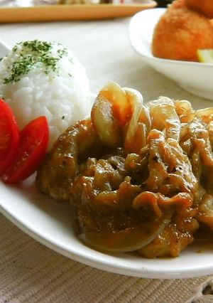 A picture of Tender Pan-Fried Ginger Pork.