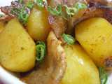 pork potato stir fry