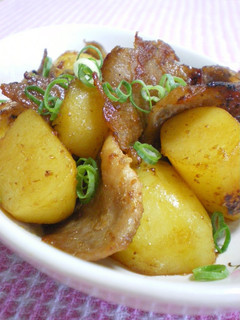A picture of Umami-Rich Potato and Pork Stir-Fry.