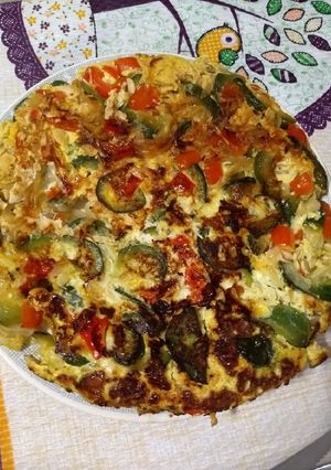 Una foto de Tortilla de zapallitos