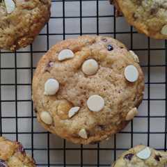 Una foto de Cookies de Cranberries y choco blanco