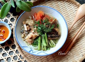 Hình của món Bún cá rô đồng.