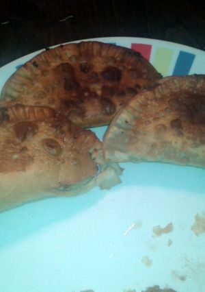 A picture of Stuff turnovers.