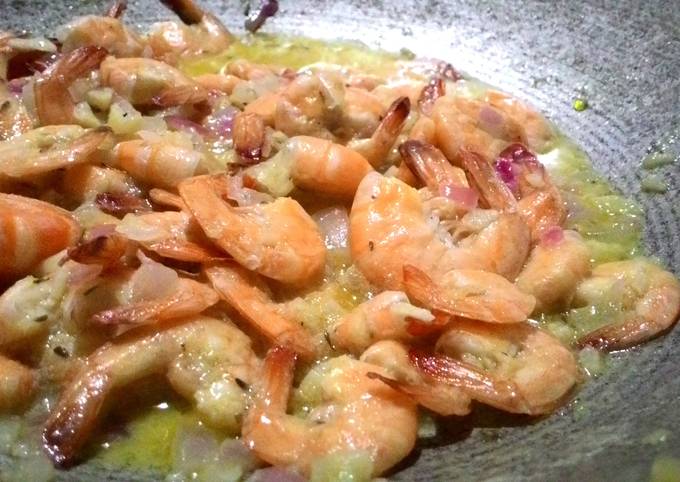 Steps to Make Bobby Flay 15 Minute Garlic Lemon Shrimp