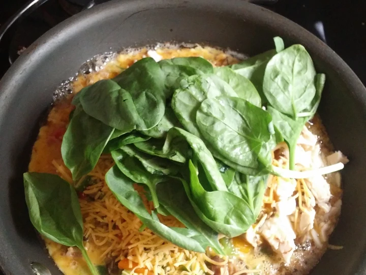 Easy Way Make Spinach Omelette the Delicious Can spoil the tongue