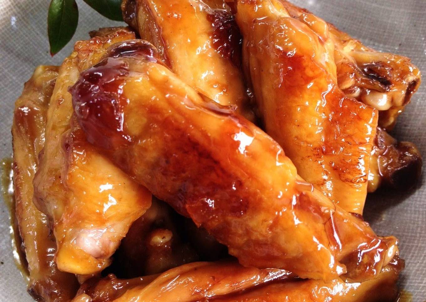 Simple Way to Prepare Perfect Teriyaki Chicken Wings with Marmalade