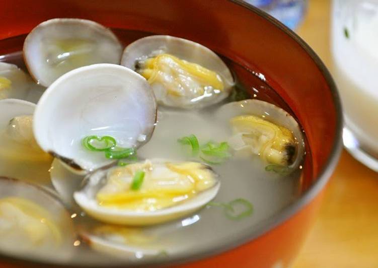 Recipe of Award-winning Umami-Rich Manila Clam Miso Soup