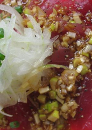 A picture of My Family's Carpaccio Sauce.