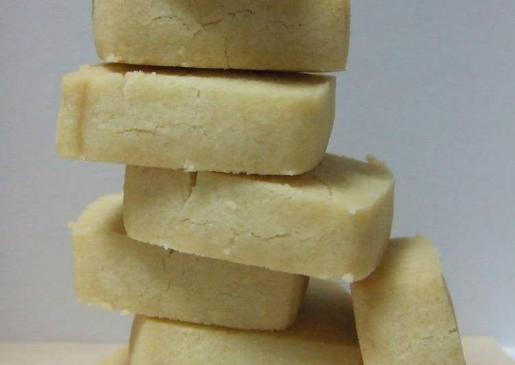 Recipe of Ultimate Salted Shortbread Cookies with Olive Oil