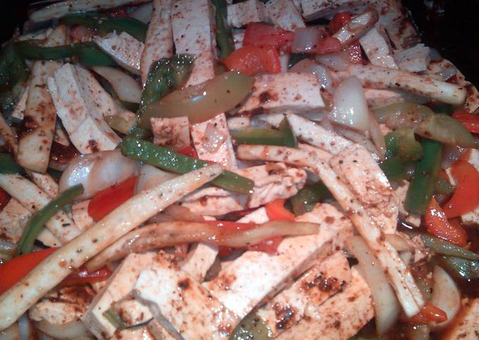 Recipe of Speedy tofu fajitas! !!