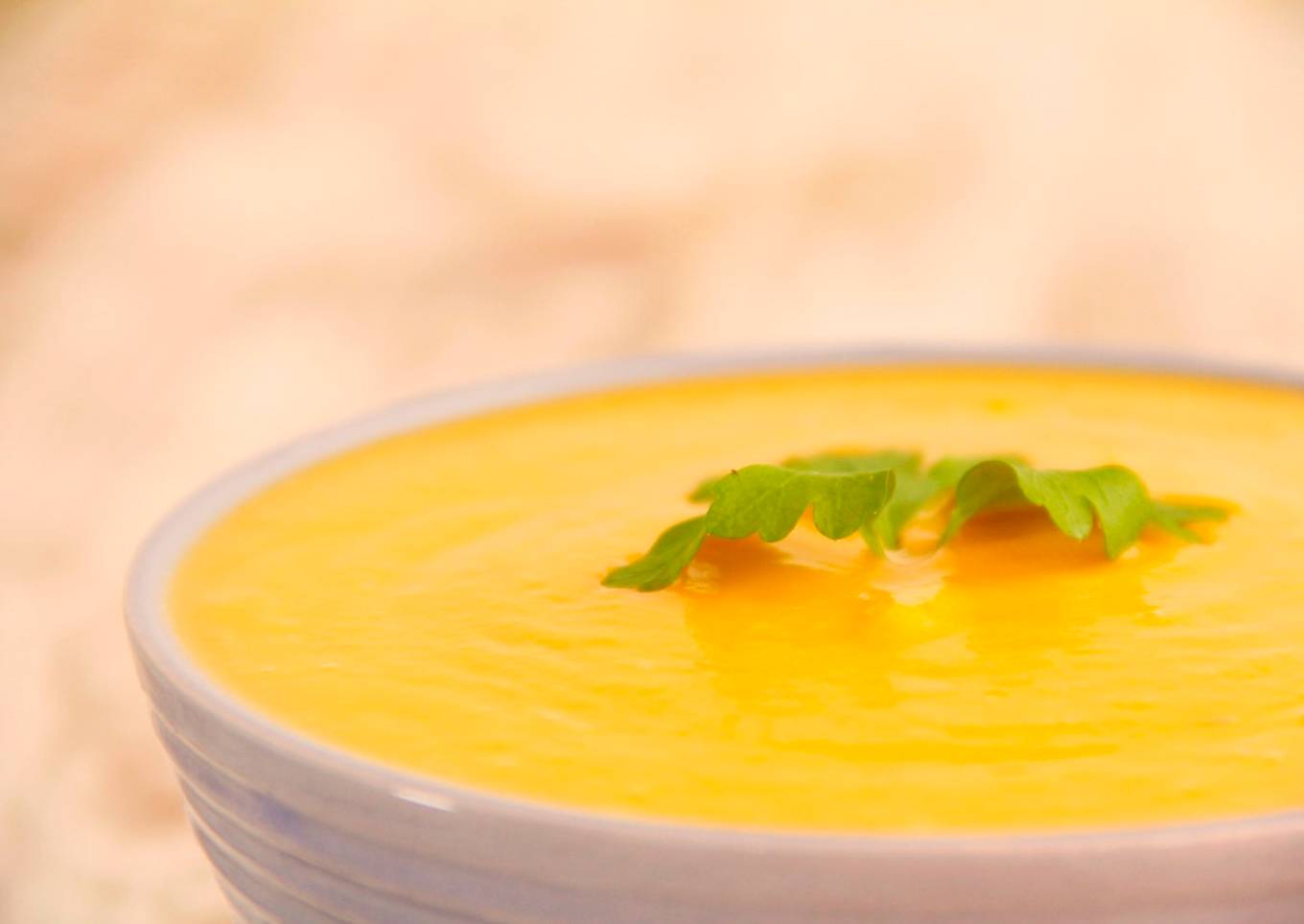 Crema de calabaza. Sopa de calabaza al estilo sirio