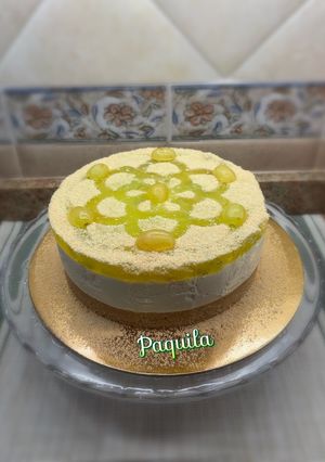 Foto principal de Cheesecake de Uvas 🍇 sin horno