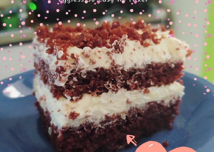 Red Velvet Cake Eggless No Mixer Super Easy